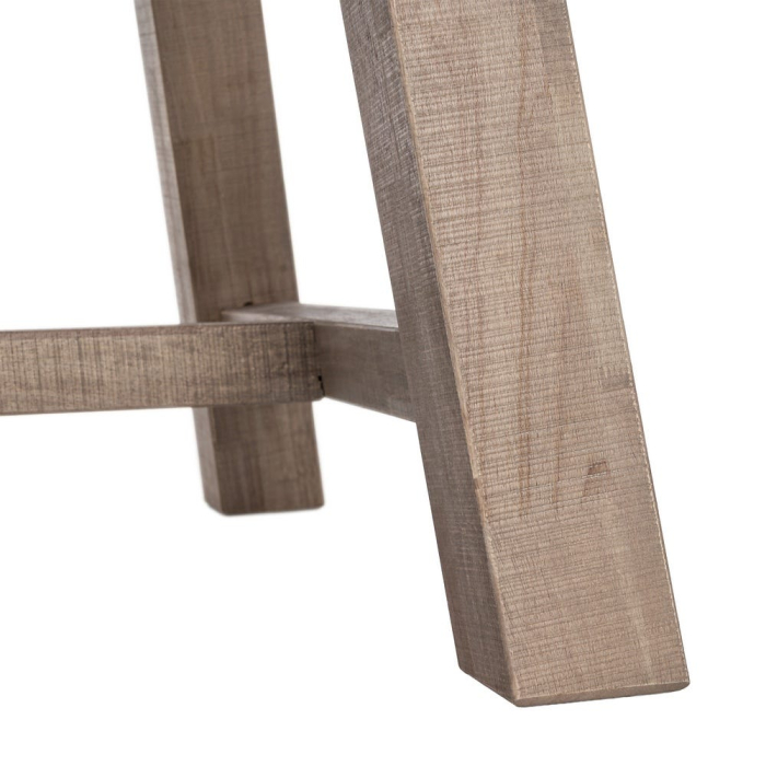 Masa dining din lemn de pin maro deschis cu blat gros [7]