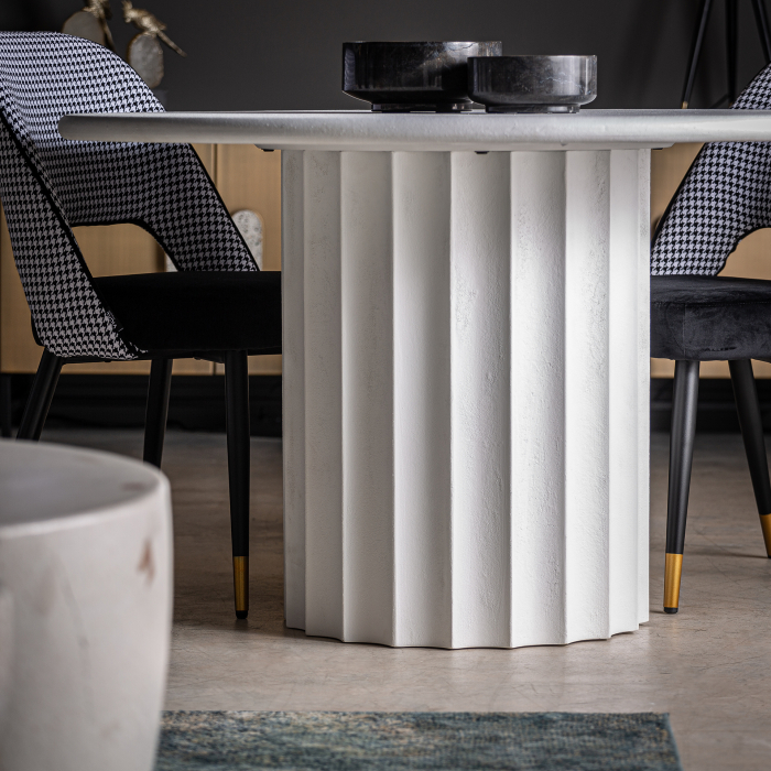 Masa dining contemporana alba|Mese moderne unice [2]
