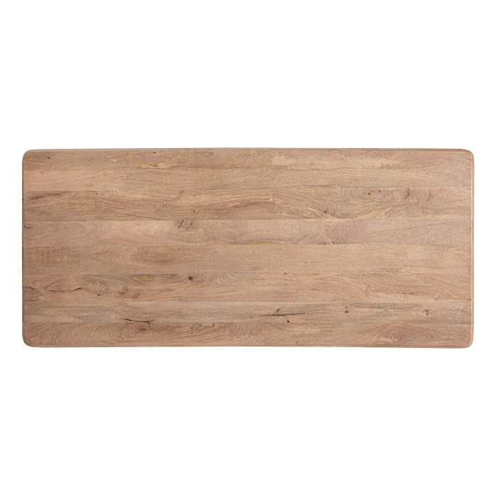 Masă dining din lemn de mango cu picioare tip panou [3]