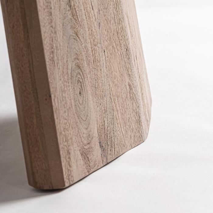 Masă dining din lemn de mango cu picioare tip panou [4]