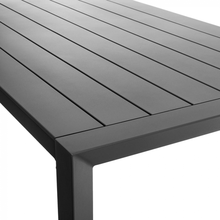 Masă IO 280 antracit – aluminiu vopsit, vedere laterală [3]