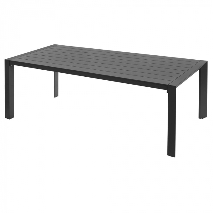 Masă IO 280 antracit – aluminiu vopsit, vedere laterală [6]