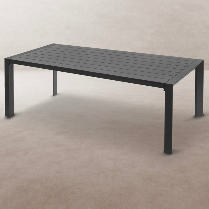 Masă IO 280 antracit – aluminiu vopsit, vedere laterală [1]