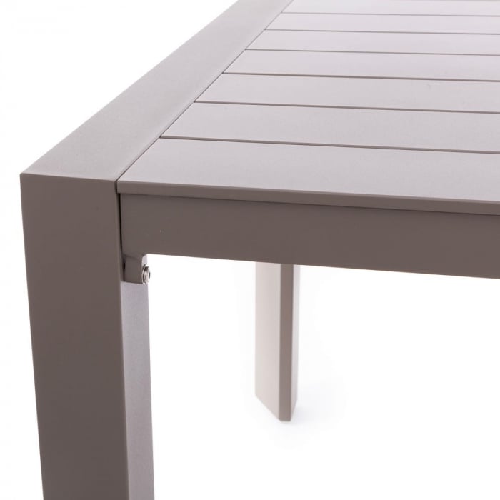 Masă IO 280 silt – aluminiu vopsit, lamele, vedere laterală [5]