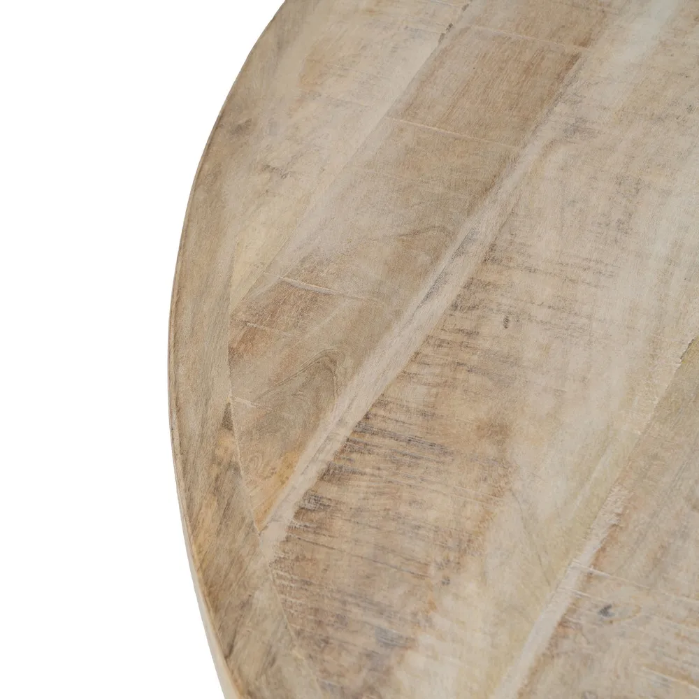 Masa Dining Lemn Mango Natural Antichizat,120 CM - CreativDeco.ro [9]