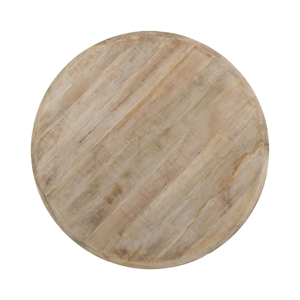 Masa Dining Lemn Mango Natural Antichizat,120 CM - CreativDeco.ro [6]
