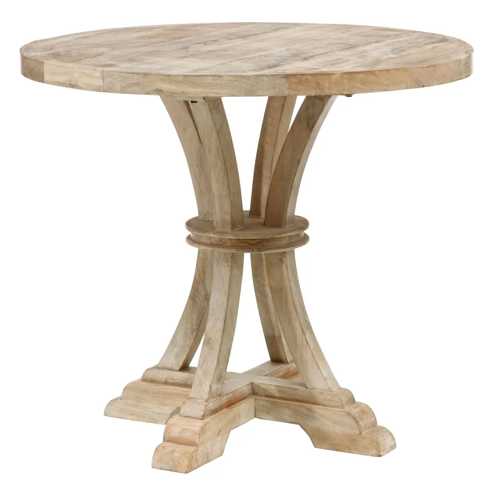 Masa Dining Lemn Mango Natural Antichizat, 85cm - CreativDeco.ro [1]