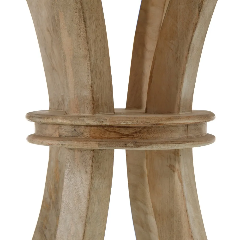 Masa Dining Lemn Mango Natural Antichizat, 85cm - CreativDeco.ro [3]