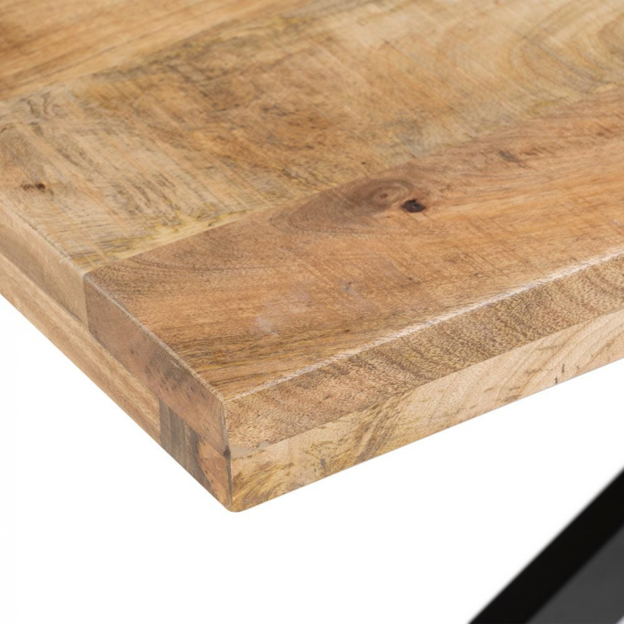 Masă mango masiv 180 cm cu structură metalică tip spider [3]