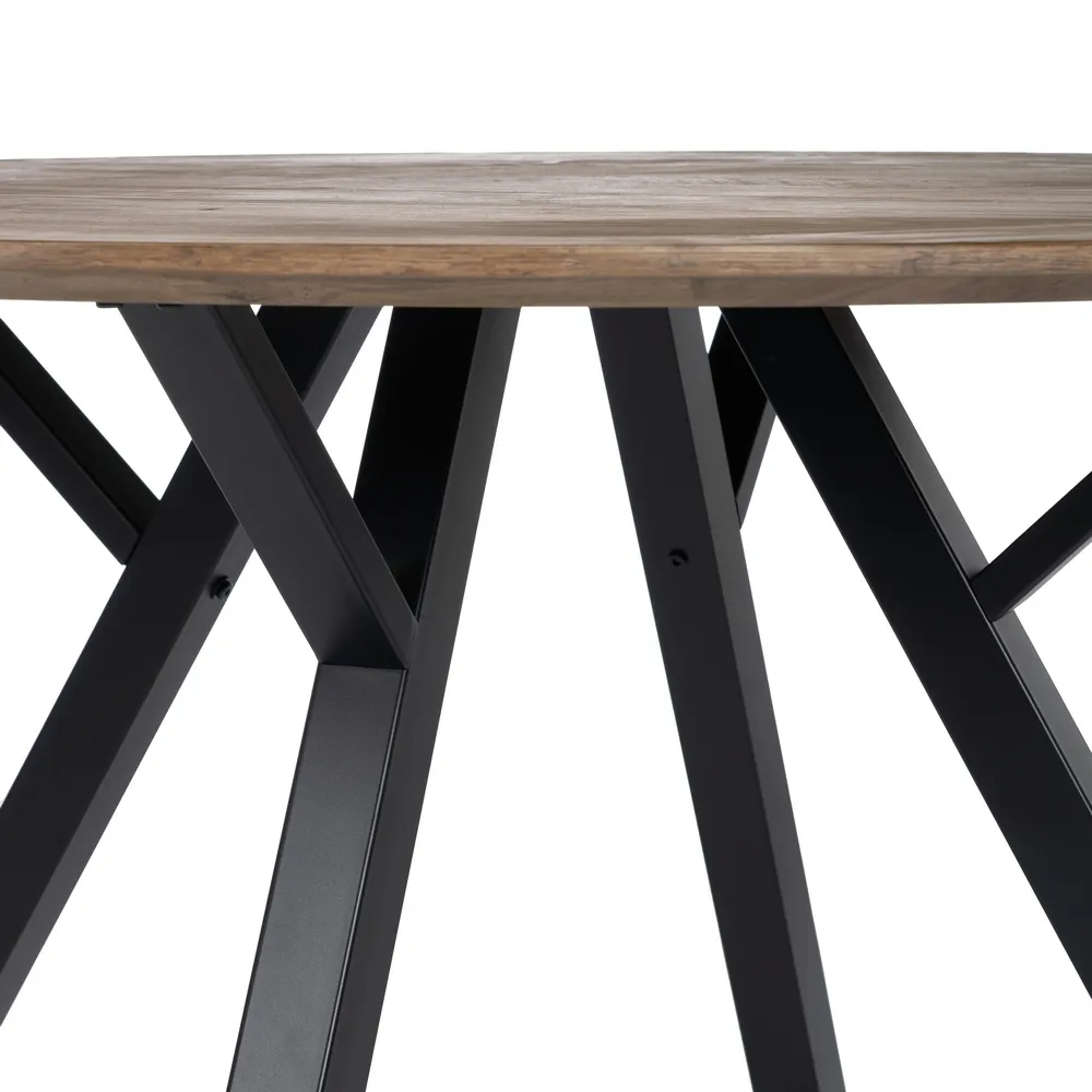 Masa Dining Maro Negru, MDF Metal - CreativDeco.ro [5]