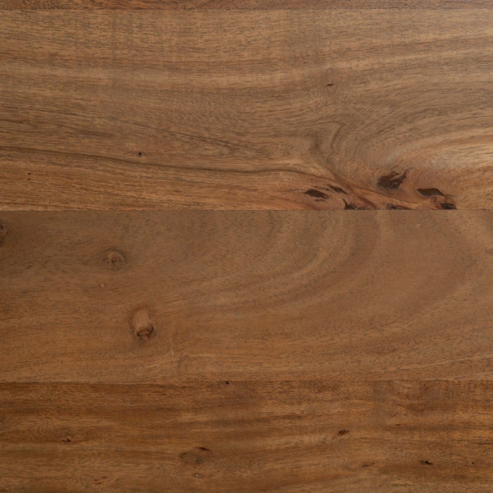 Masă dining 260 cm acacia natur & picioare metalice negre [4]