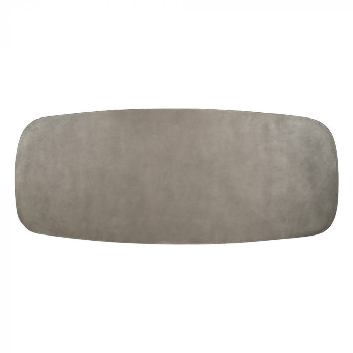 Masă dining 240 cm microciment & stejar – design contemporan [7]