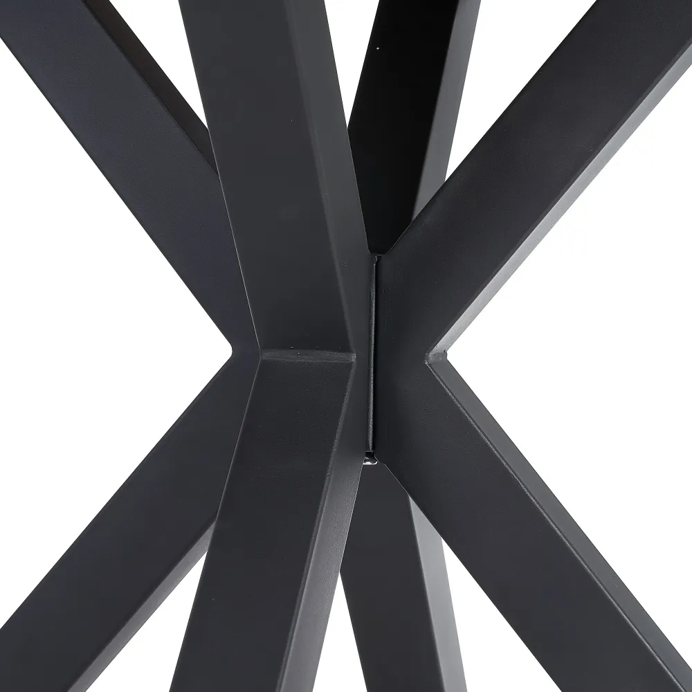 Masa Dining Rotunda Lise, Maro Negru, MDF Metal - CreativDeco.ro [5]