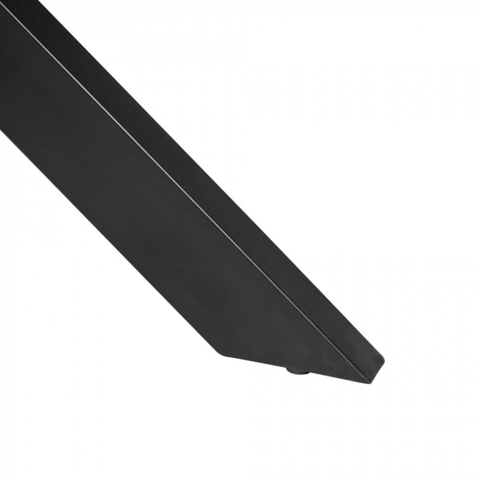 Masă rotundă mango 140 cm cu bază metalică geometrică [9]