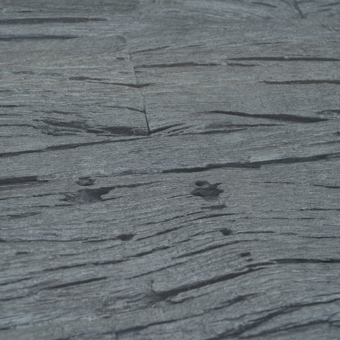 Masă dining lemn negru și sticlă cu structură din oțel inox [6]