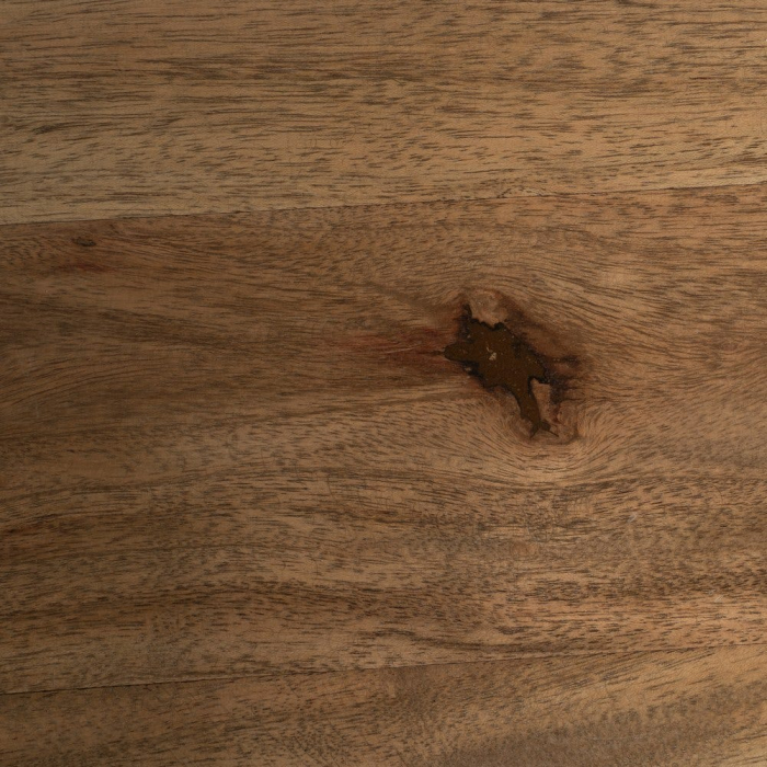 Masă dining 220 cm acacia natur & metal negru live edge [4]
