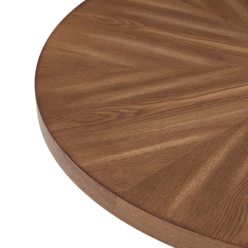 Masa Dining Xenia, MDF-Metal, Maro-Negru - CreativDeco.ro [9]