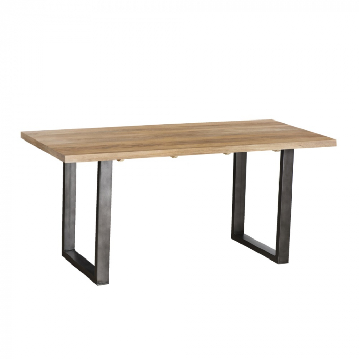 Masa din lemn mango natur cu picioare metalice Craft [1]