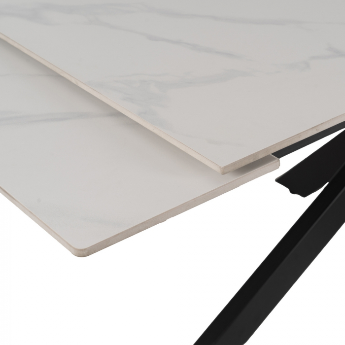 Masa Extensibila Moderne CreativDeco - Blat Ceramica Imitatie Marmura [6]