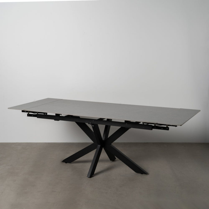 Masa Dining Extensibila Metal Negru CreativDeco - Blat Ceramica Elegant [4]