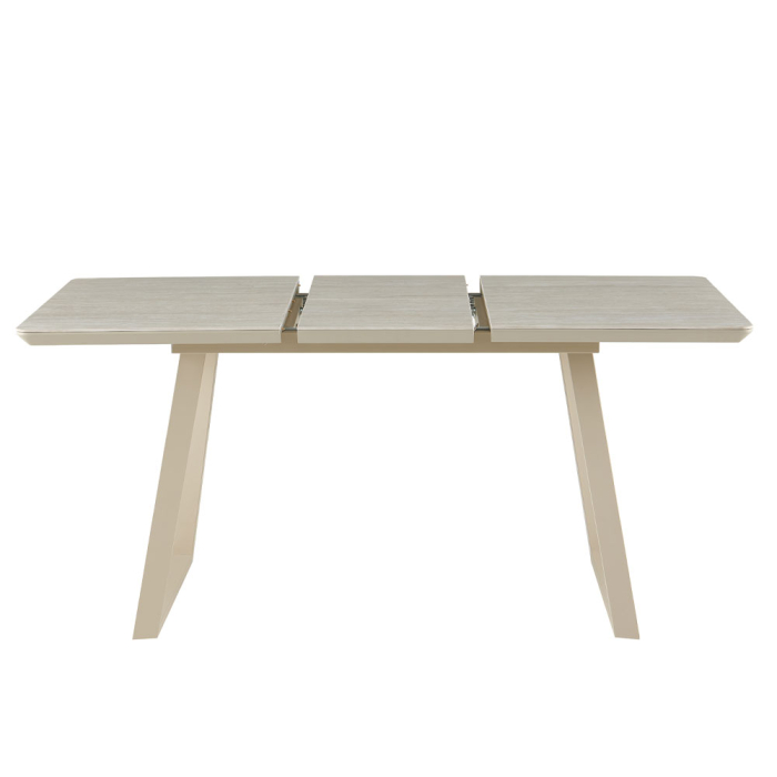 Masă extensibilă de dining din ceramică bej [5]