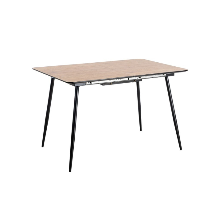 Masă extensibilă dining lemn MDF și metal [3]