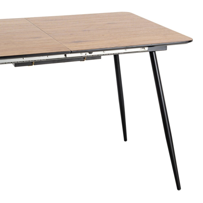Masă extensibilă dining lemn MDF și metal [7]
