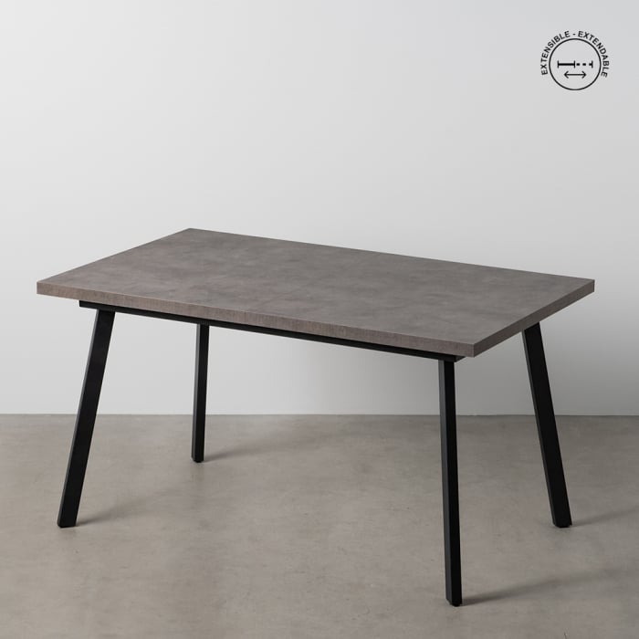 Masa Extensibila Gri CreativDeco - Design Industrial pentru Dining Modern [1]