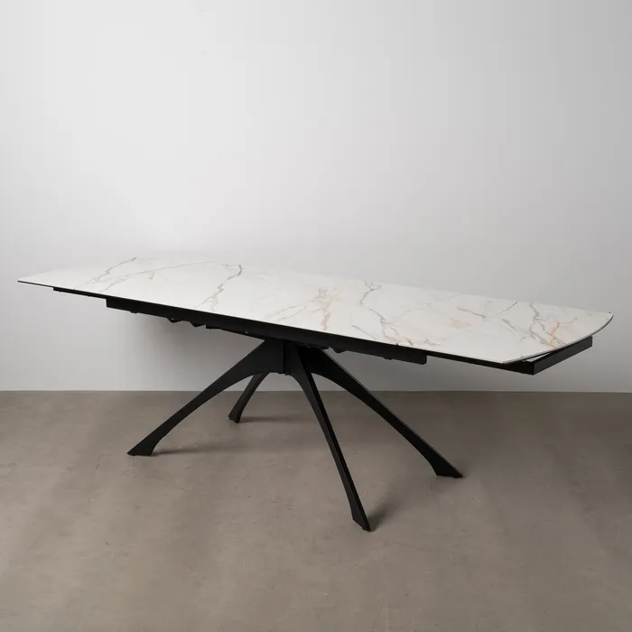 Masa extensibila imitatie marmura|Mobilier dining luxos [3]