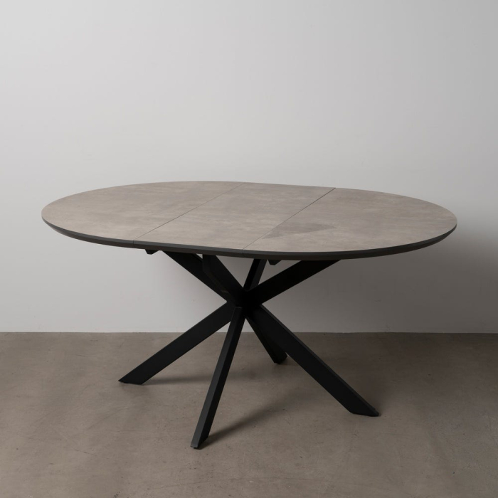 Masa extensibila MDF finisaj gri|Mese moderne extensibile pentru interioare minimaliste [3]