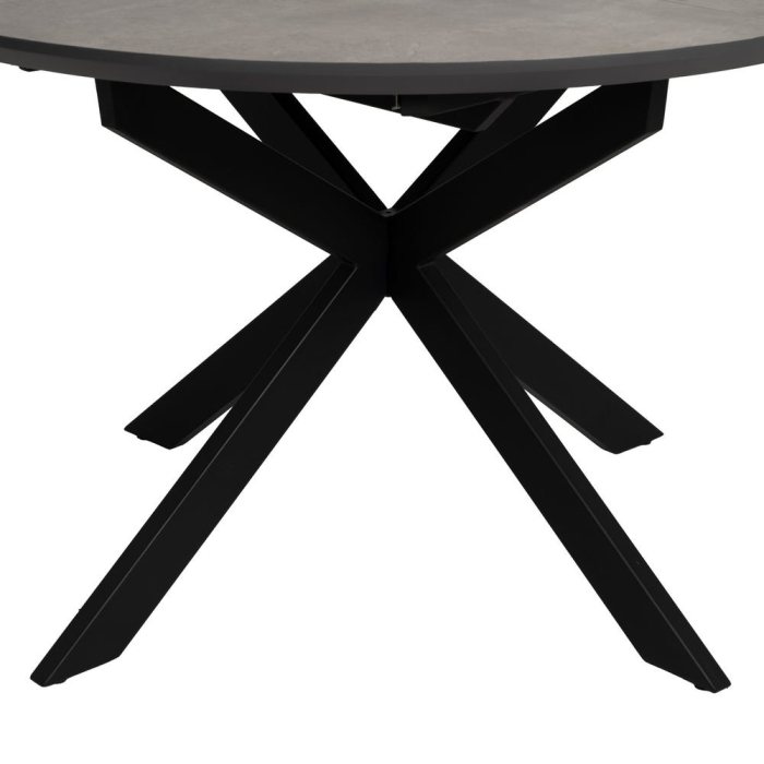 Masa extensibila MDF finisaj gri|Mese moderne extensibile pentru interioare minimaliste [15]
