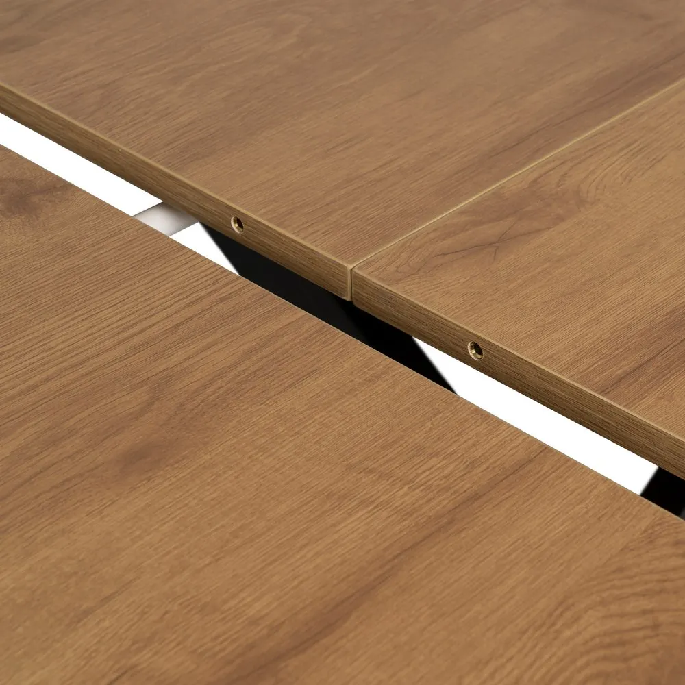 Masa extensibila MDF finisaj stejar|Mese extensibile pentru interioare moderne [16]