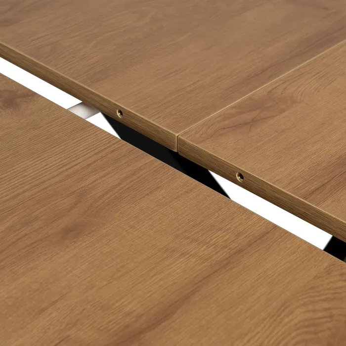 Masa extensibila MDF finisaj stejar|Mese extensibile pentru interioare moderne [17]