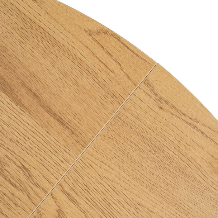 Masă extensibilă rotundă din MDF și metal [8]