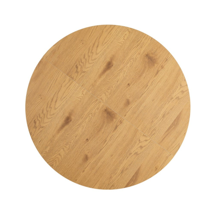 Masă extensibilă rotundă din MDF și metal [9]