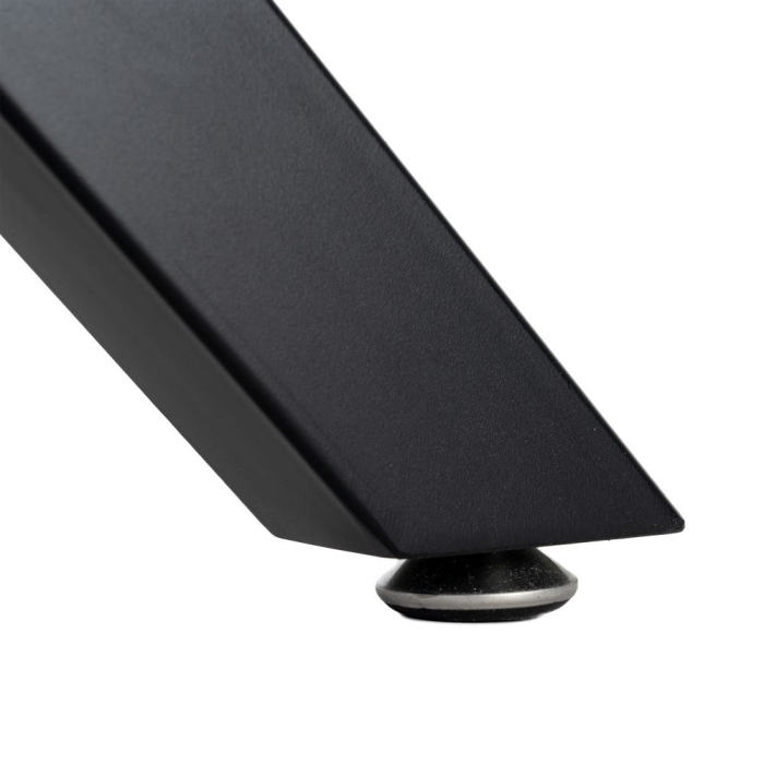 Masă extensibilă rotundă din MDF și metal [7]