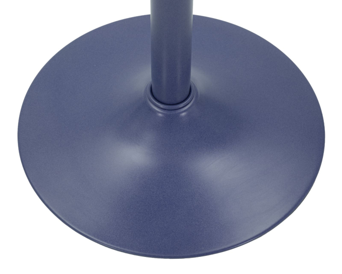 Masă înaltă de bar din metal verde petrol cu blat rotund decorativ [4]