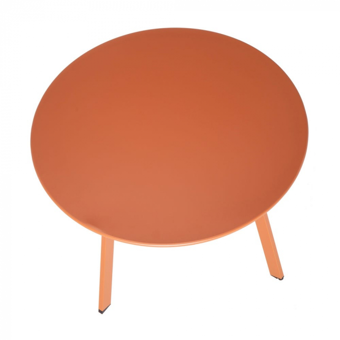 masă MARZIA Ø70 – oțel terra, masă rotundă lounge exterior [3]
