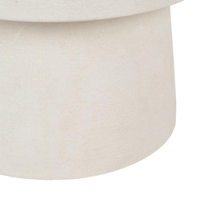 Masă laterală albă cu design cilindric modern Wilma [7]