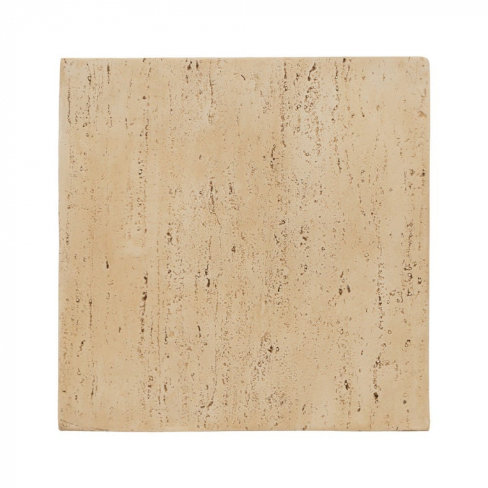 Masă laterală C bej – design sculptural și textură naturală [8]