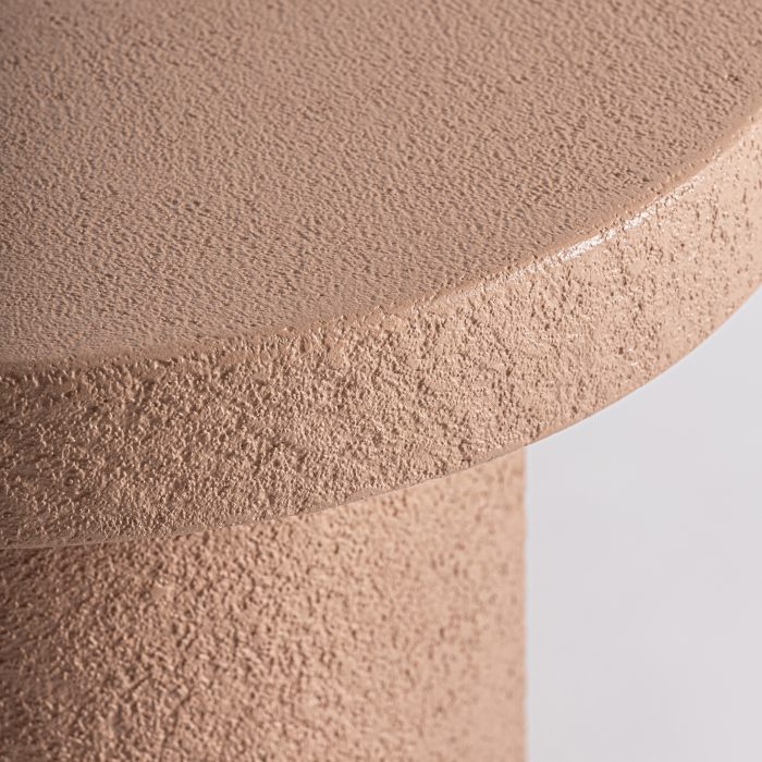 Masă laterală din beton teracotă pentru exterior și HoReCa Banfe [3]