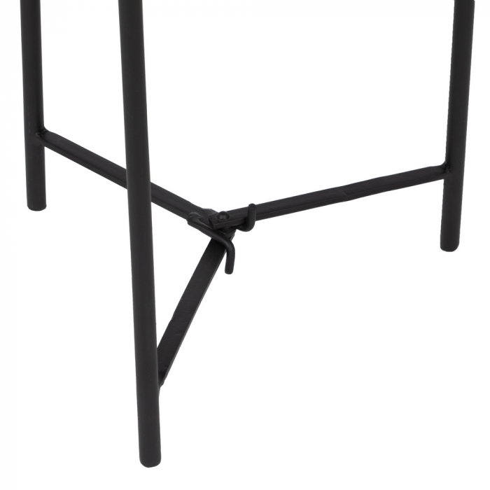 Masuta Auxiliara Negru si Taupe CreativDeco - Mobilier Modern pentru Colturile Cozy [5]