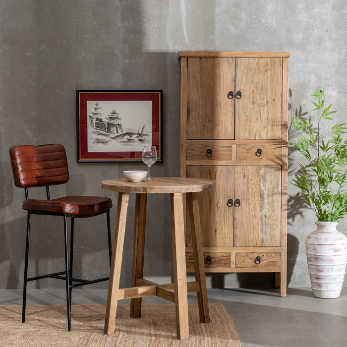 Masa Inalta Rustica CreativDeco - Mobilier de Dining pentru Casa [2]