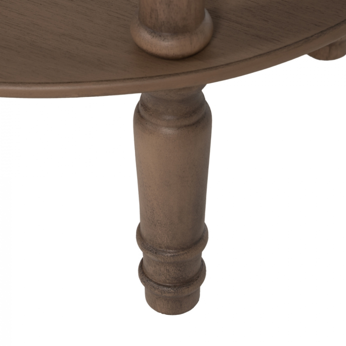Măsuță Rotundă Lemn Pin CreativDeco - Mobilier Tradițional pentru Living și Dormitor [8]