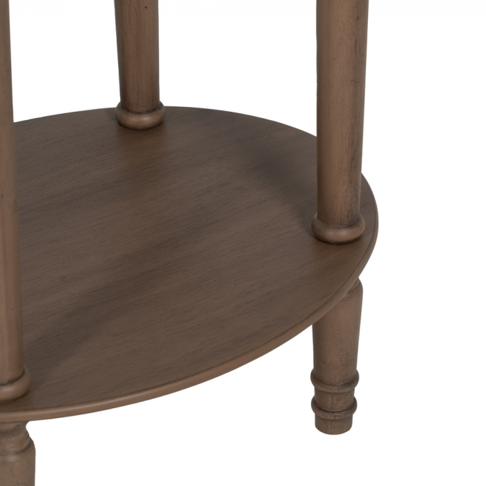 Măsuță Rotundă Lemn Pin CreativDeco - Mobilier Tradițional pentru Living și Dormitor [7]