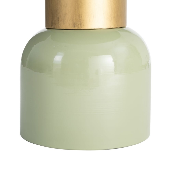 Masă laterală rotundă aquamarine bază volumetrică [6]