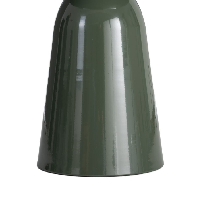 Masă laterală rotundă sticlă verde blat tip tavă [7]