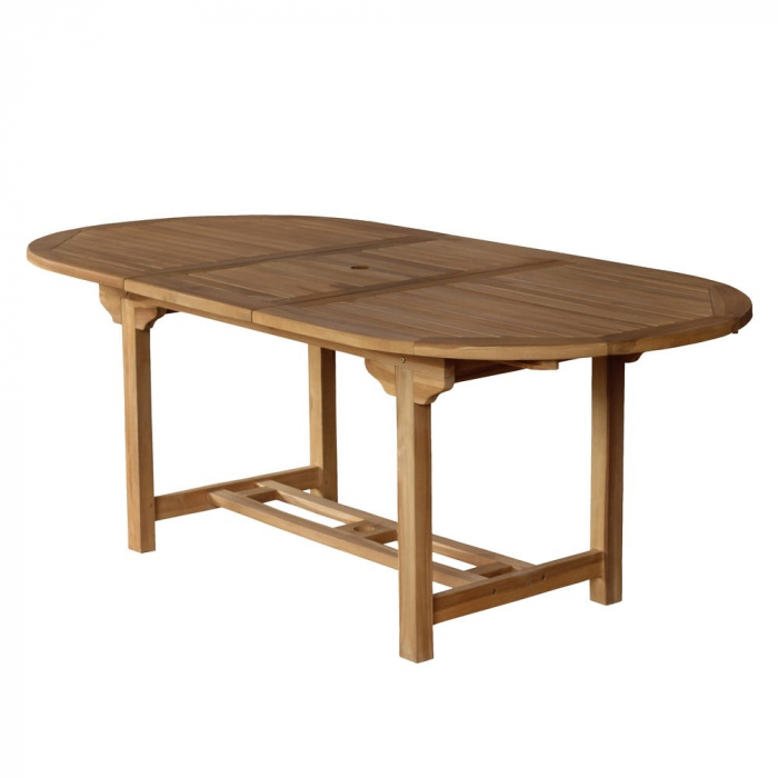 Masă TEKA extensibila 180-240cm tec natural exterior [2]