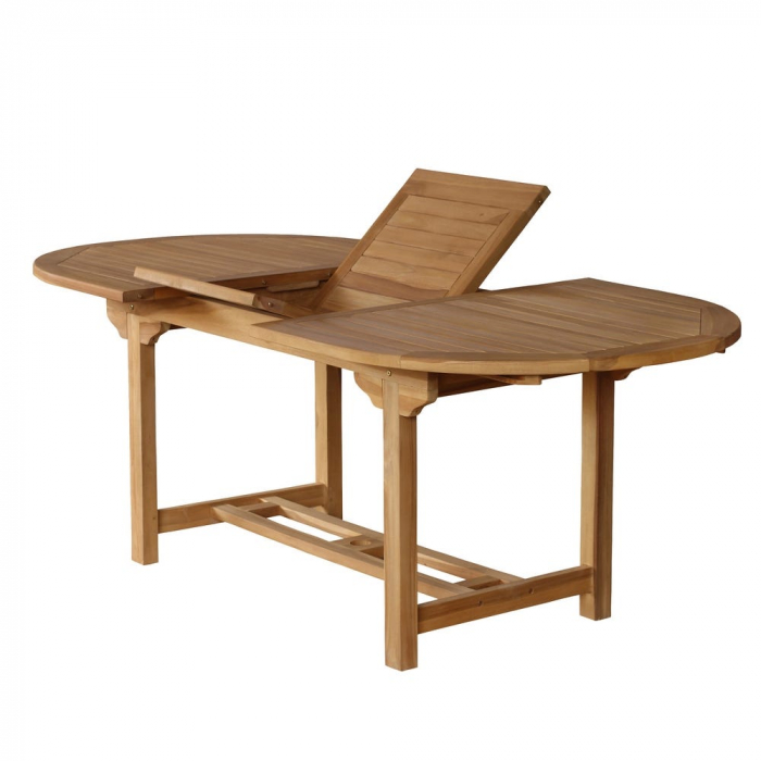 Masă TEKA extensibila 180-240cm tec natural exterior [3]