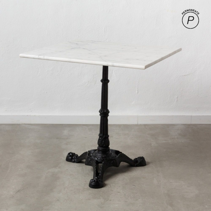 masa terasa patrata marmura si fier CreativDeco pentru decor luxos [2]